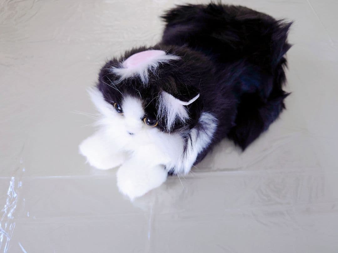 猫ぬいぐるみ リアル ハンドメイド やさしい手触り，可愛く癒しネコ 猫好きな人