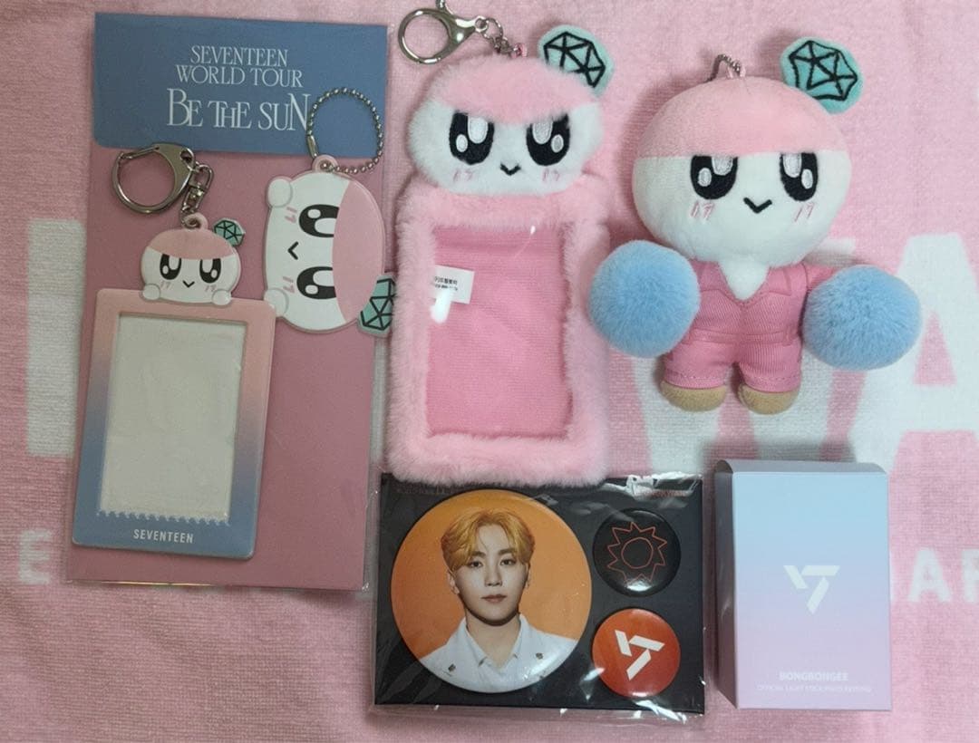 スングァン トレカ グッズ ボンボンイ まとめ売り トレカホルダー 缶バッジ