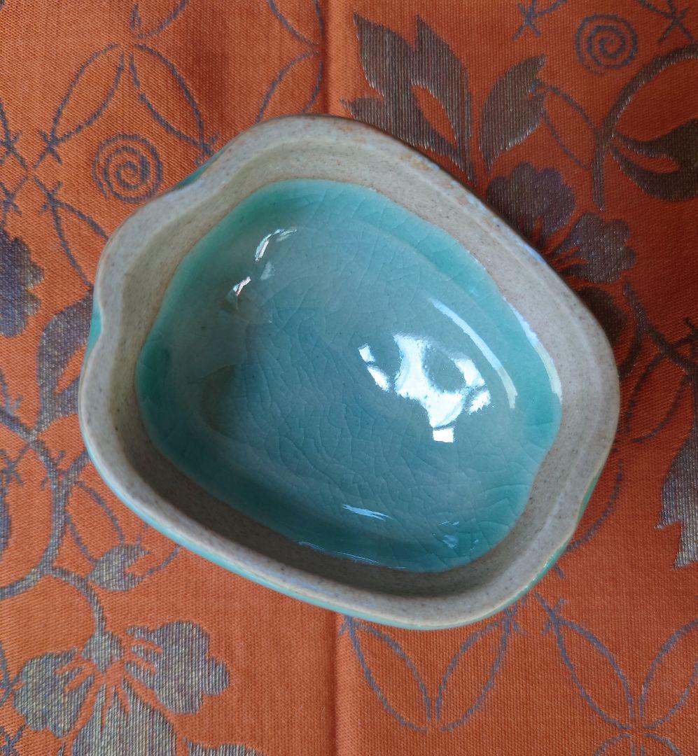 申相浩　シン・サンホ　青磁 瓜形香合 大英博物館収蔵作家 韓国現代陶芸　 陶印