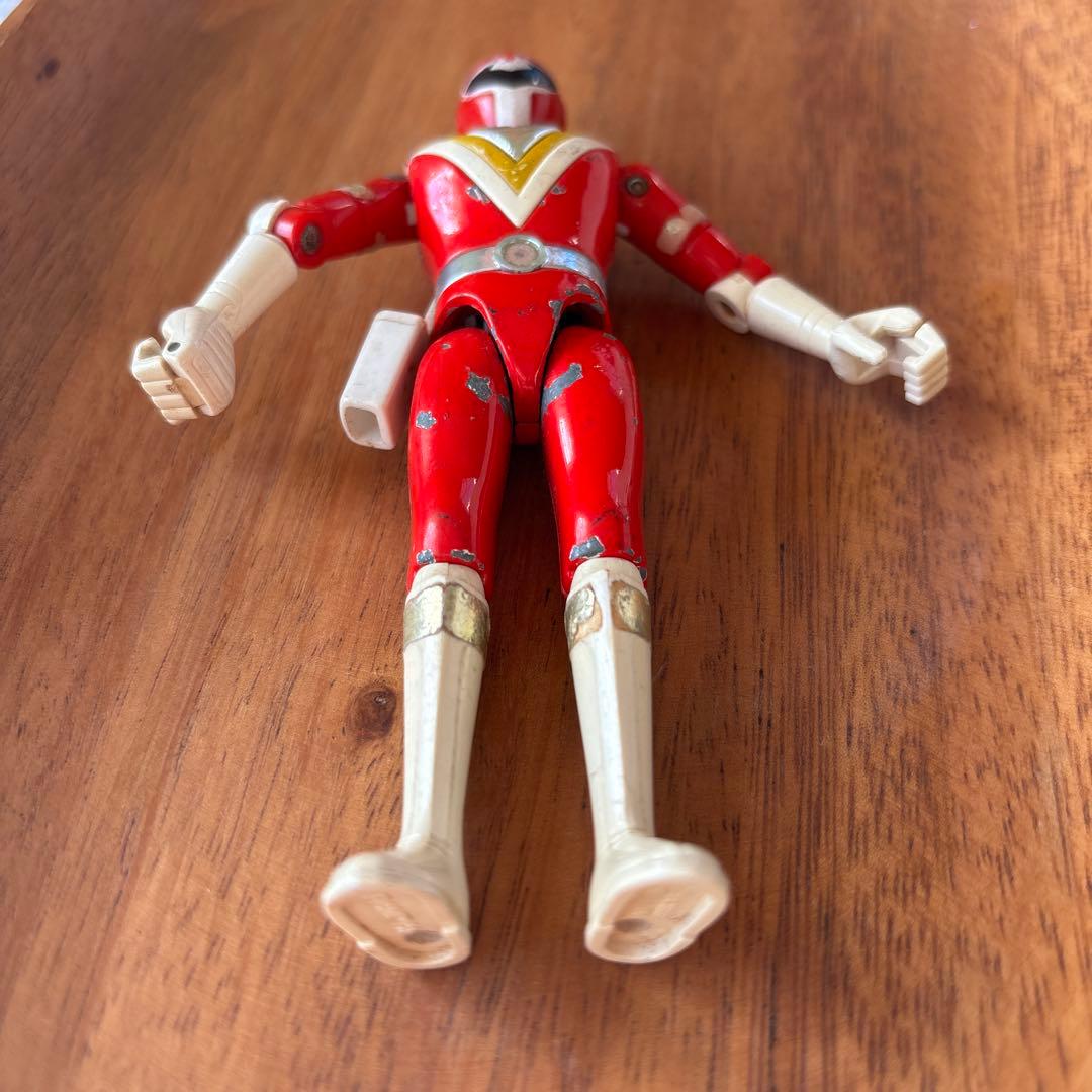 地球戦隊ファイブマン　レッド　超合金フィギュア　希少当時モノ　戦隊ヒーロー