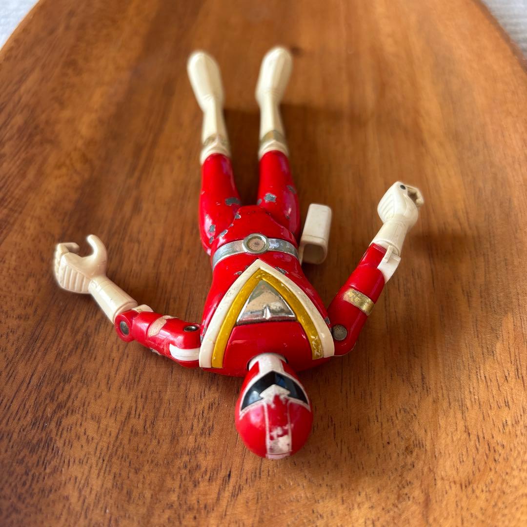 地球戦隊ファイブマン　レッド　超合金フィギュア　希少当時モノ　戦隊ヒーロー