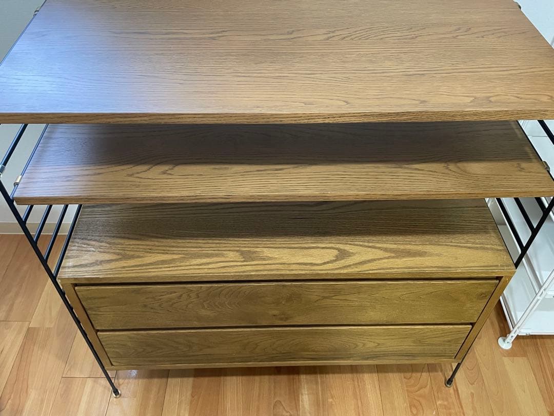 【定価約6万円】リセノ R.U.S 通常 キャビネット ブラック×ミッドブラウン