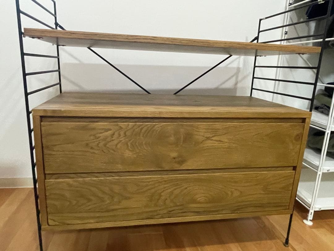 【定価約6万円】リセノ R.U.S 通常 キャビネット ブラック×ミッドブラウン