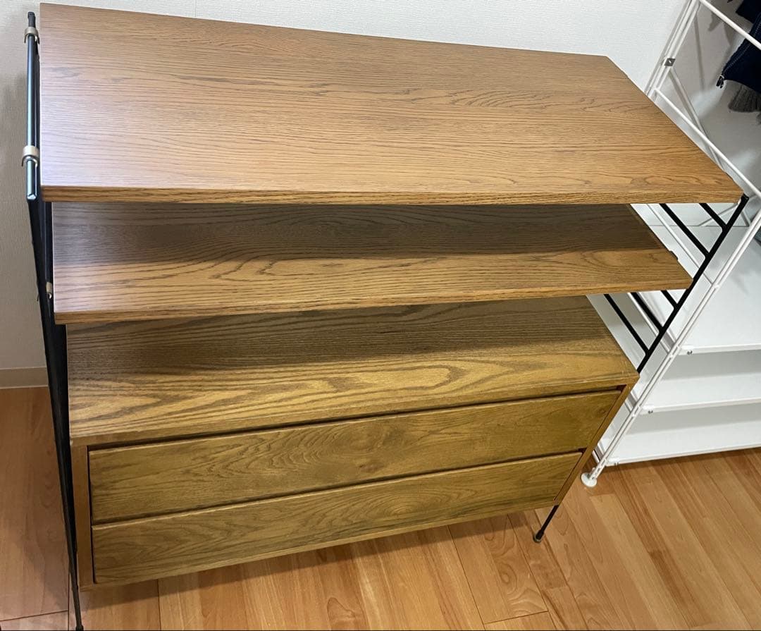 【定価約6万円】リセノ R.U.S 通常 キャビネット ブラック×ミッドブラウン