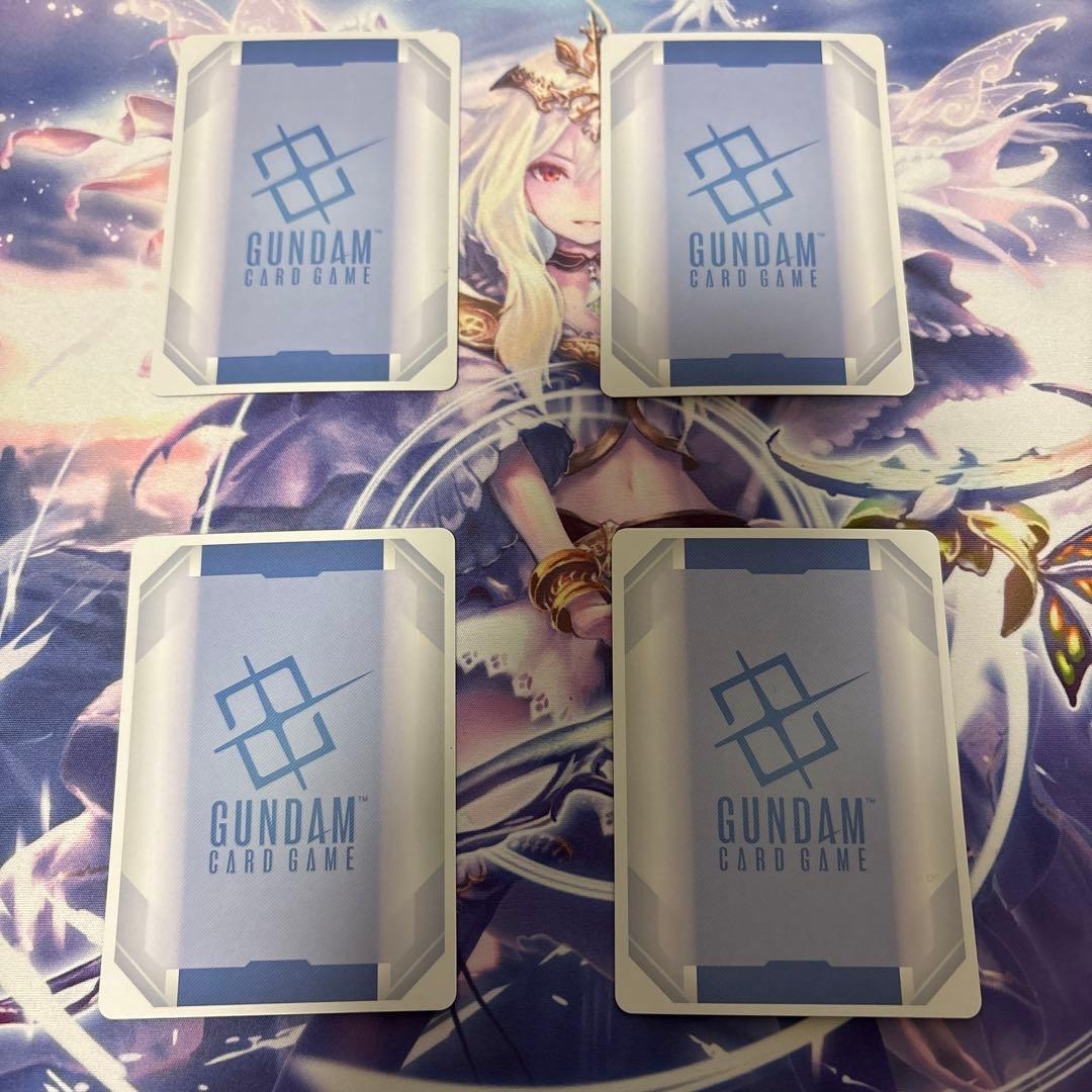 ウイングガンダムゼロパラレル４枚セット　ガンダムカードゲーム