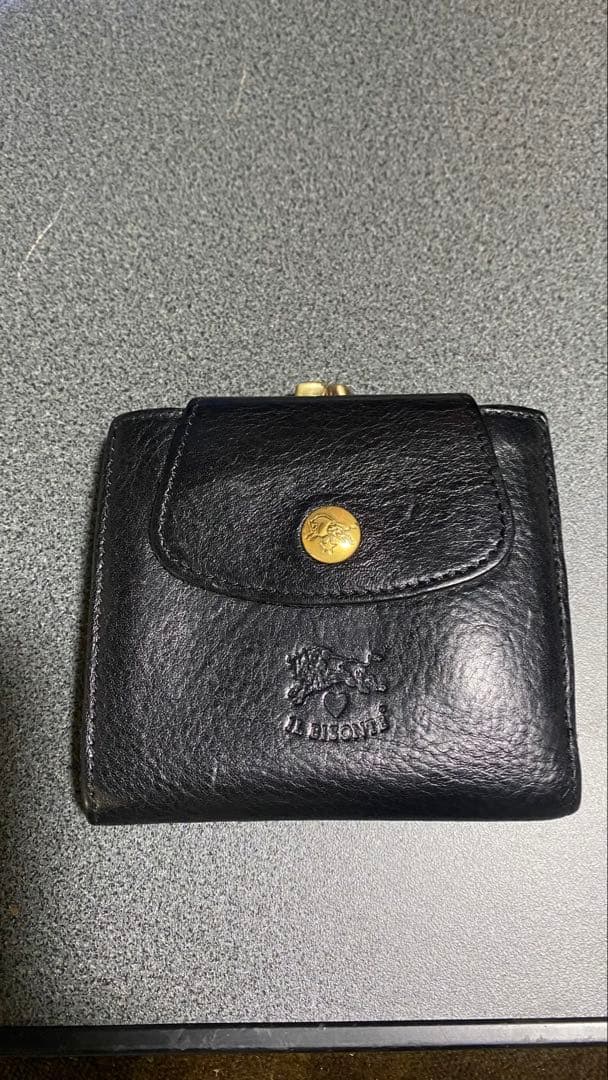 IL BISONTE 黒 レザー 財布