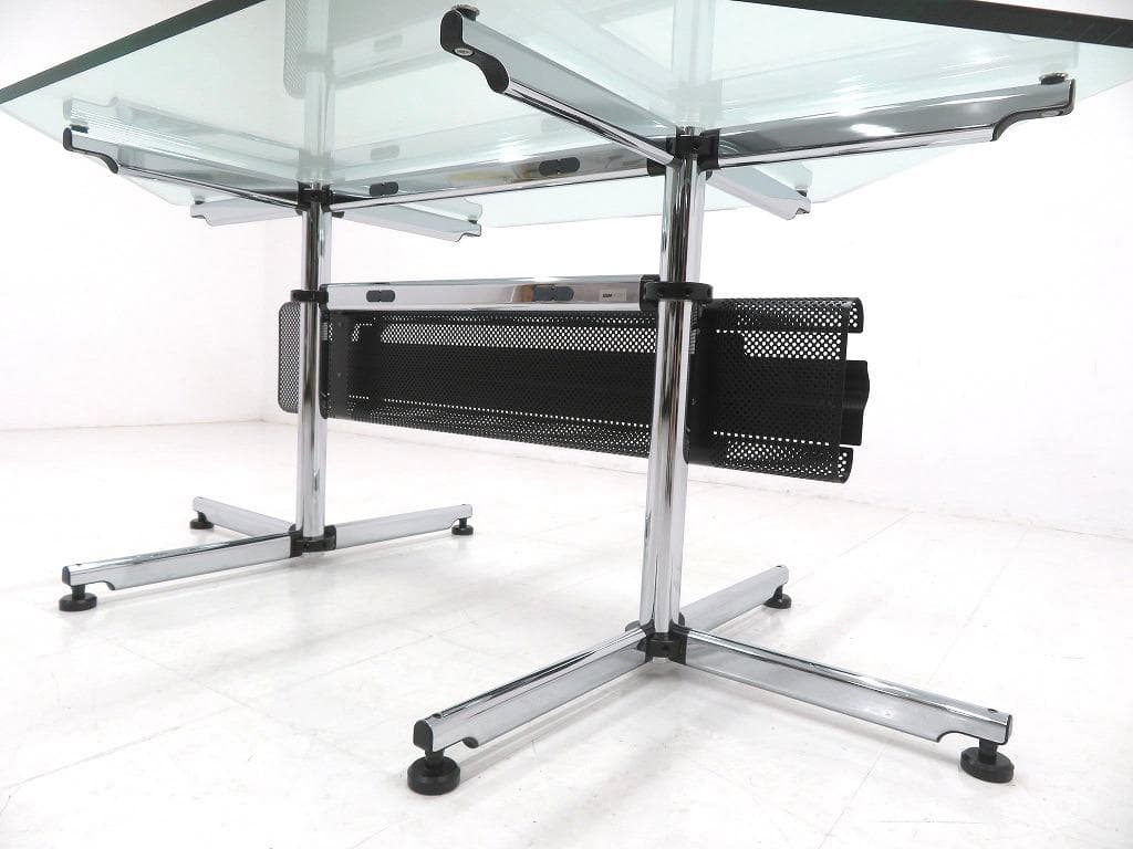 展示品　USMハラー　キトス　ガラス　ダイニングテーブル　デスク　パソコンデスク