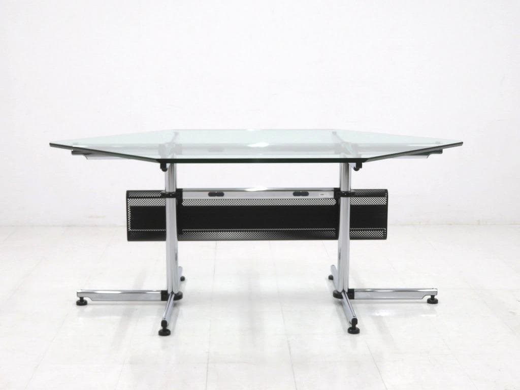 展示品　USMハラー　キトス　ガラス　ダイニングテーブル　デスク　パソコンデスク