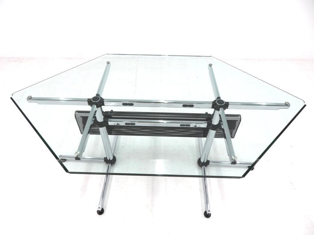 展示品　USMハラー　キトス　ガラス　ダイニングテーブル　デスク　パソコンデスク