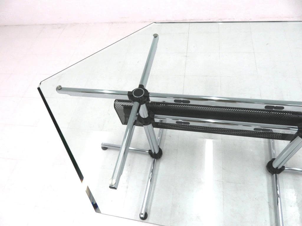 展示品　USMハラー　キトス　ガラス　ダイニングテーブル　デスク　パソコンデスク