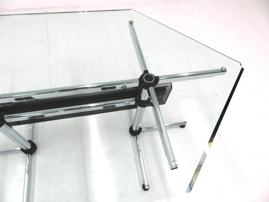 展示品　USMハラー　キトス　ガラス　ダイニングテーブル　デスク　パソコンデスク