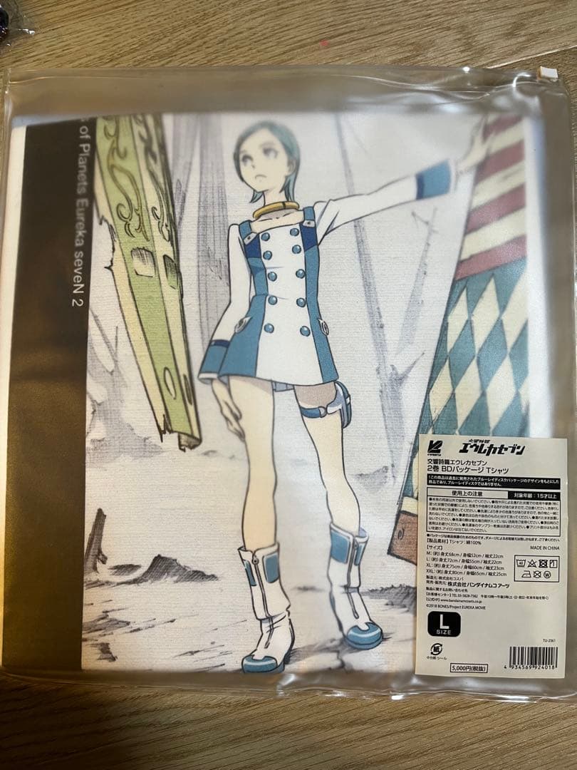 エウレカBDパッケージ Tシャツ 2 白 L