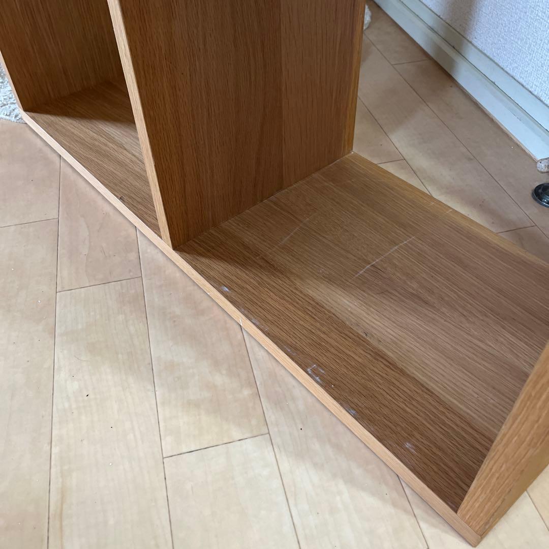 まーちゃん無印良品　スタッキングシェルフ　2×2 オーク