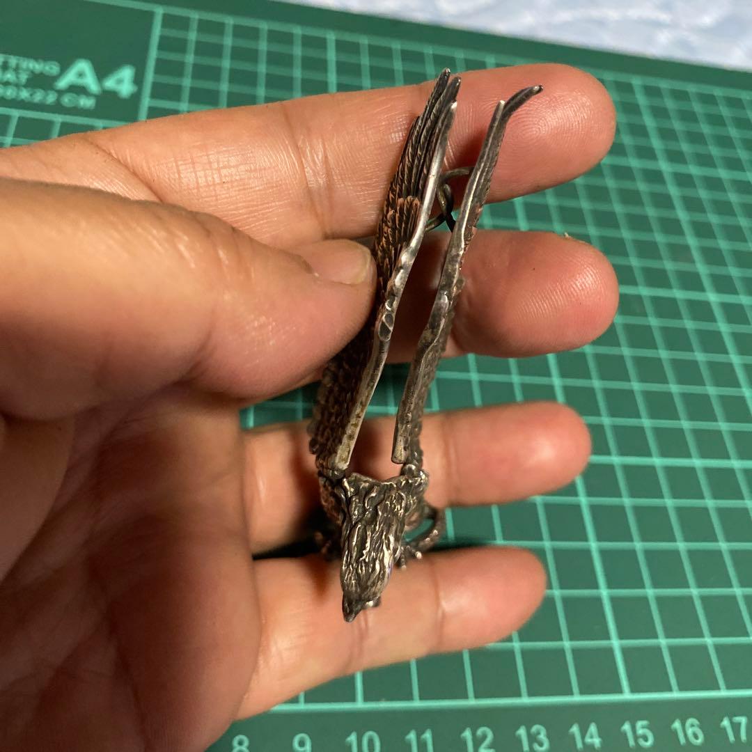925 コンドル　鷲　鷹　ネックレス　トップ　ビックサイズ