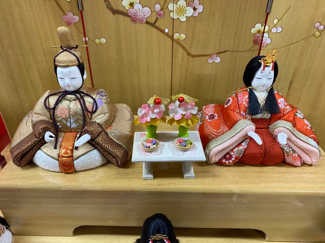 雛人形　木村一秀作　江戸木目込人形　十人飾り三段セット・アウトレット商品