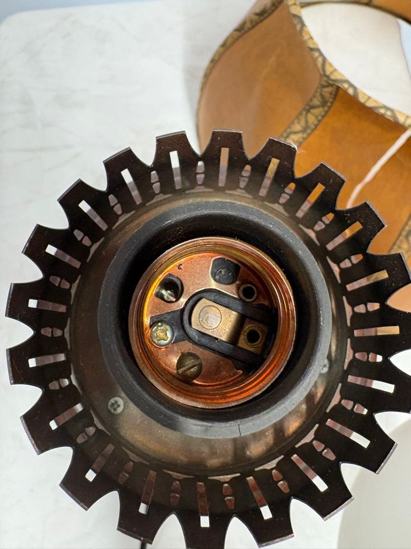 【昭和レトロ】【アンティーク】オイルランプ型電気スタンド✨ガハハ本舗お宝雑貨市✨