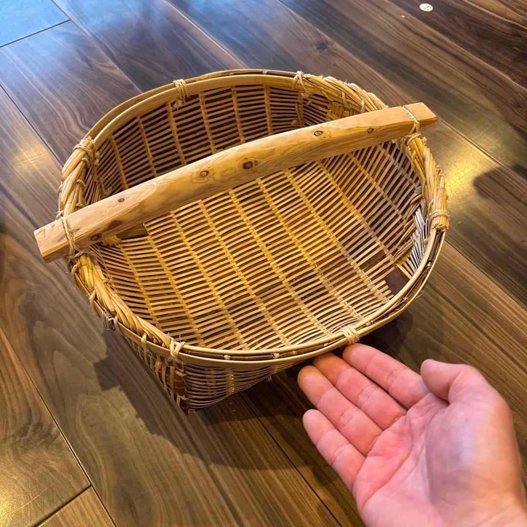 「imaさん専用」Ideee 竹製ハンドル付きバスケット