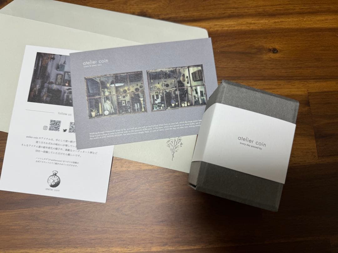atelier coin / アトリエ コワン NEUTRAL SILVER