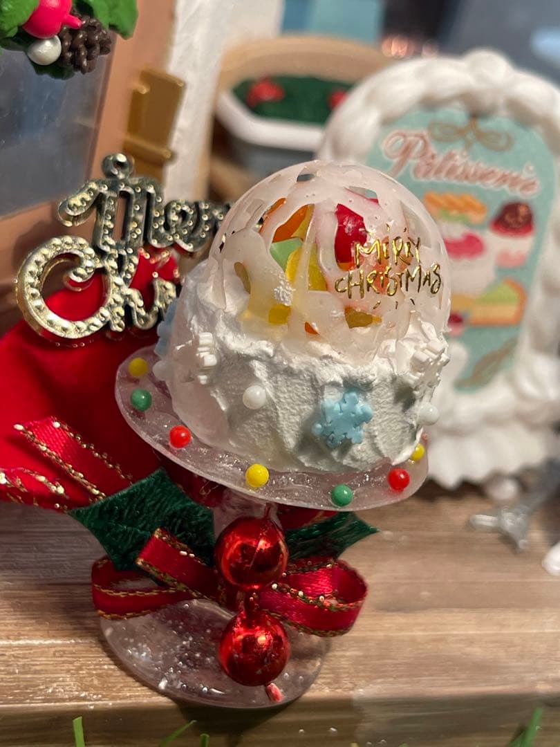 クリスマスケーキフルーツinドームワールドホールケーキ