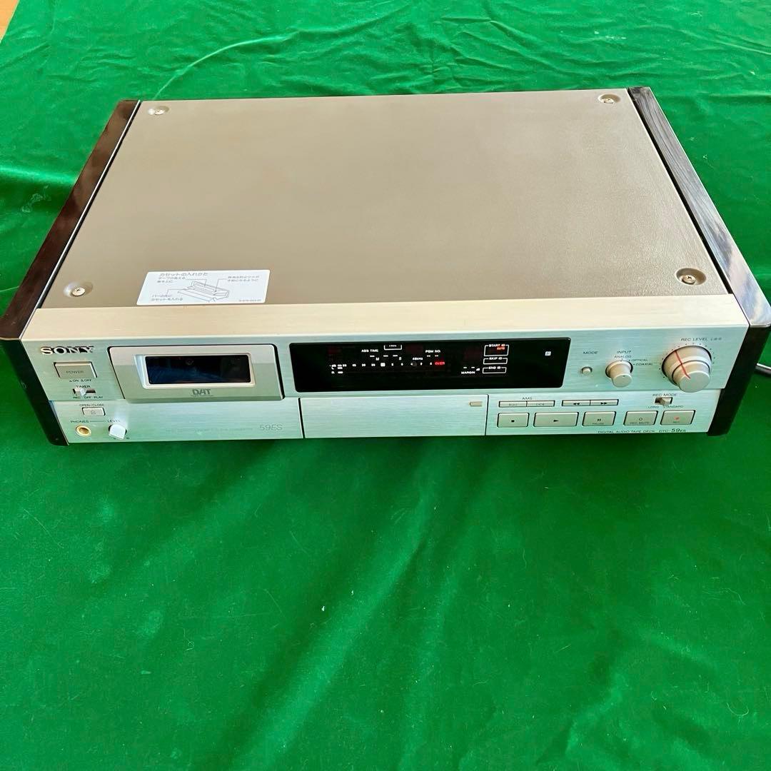 【ジャンク扱い】SONY DTC-59ES DATデッキ 録音済みテープ付き