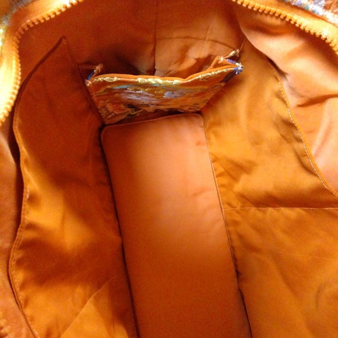 ぴんくすぱいだー様オーダー専用ページ 大型ファスナートートバッグ正絹袋帯リメイク