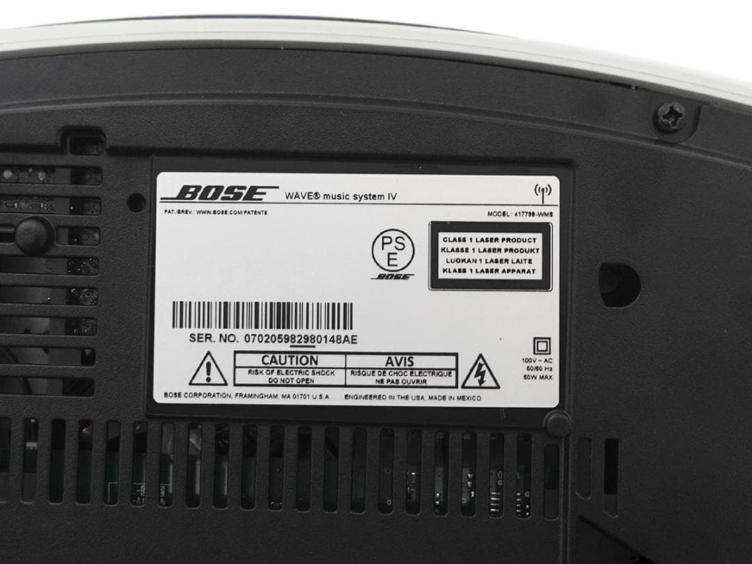 BOSE Wave SoundTouch music system Ⅳ 動作品