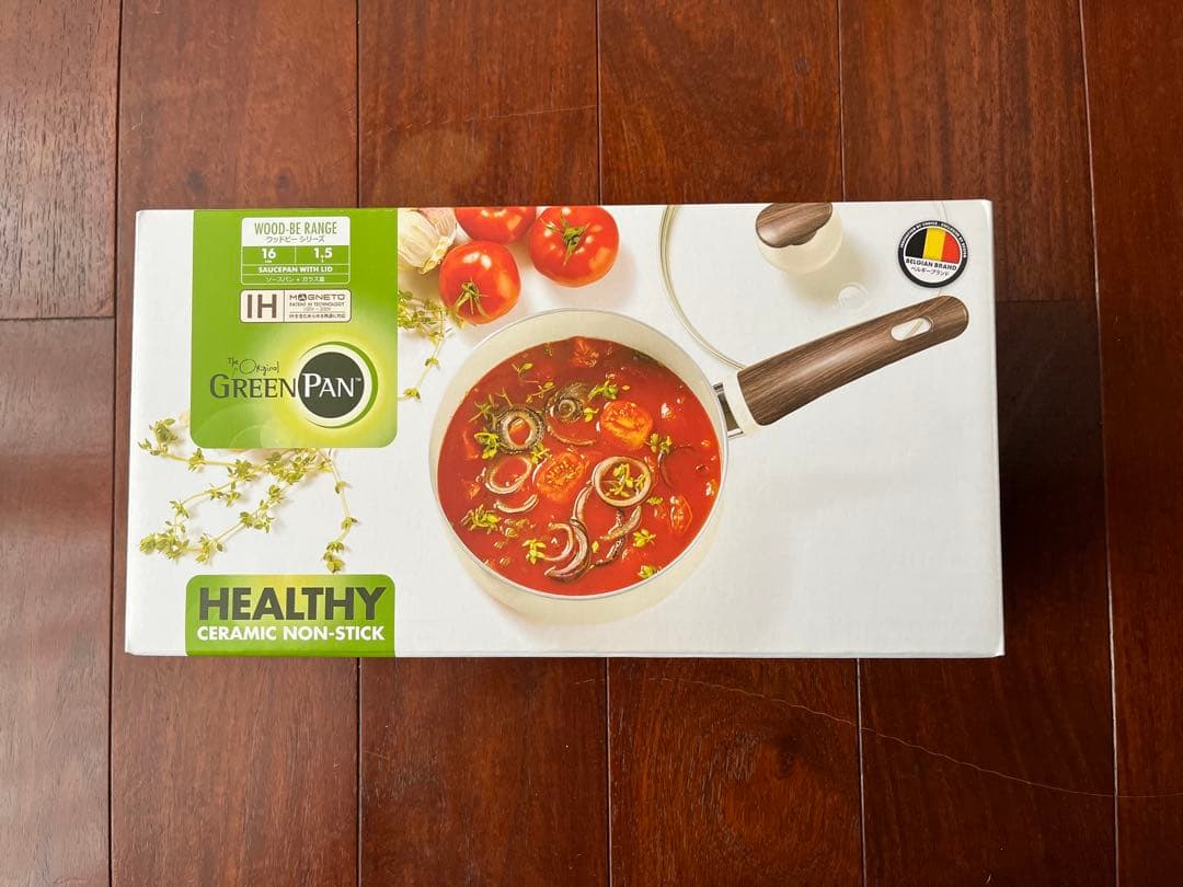 GreenPan Wood Be グリーンパン ウッドビー 片手鍋 16cm