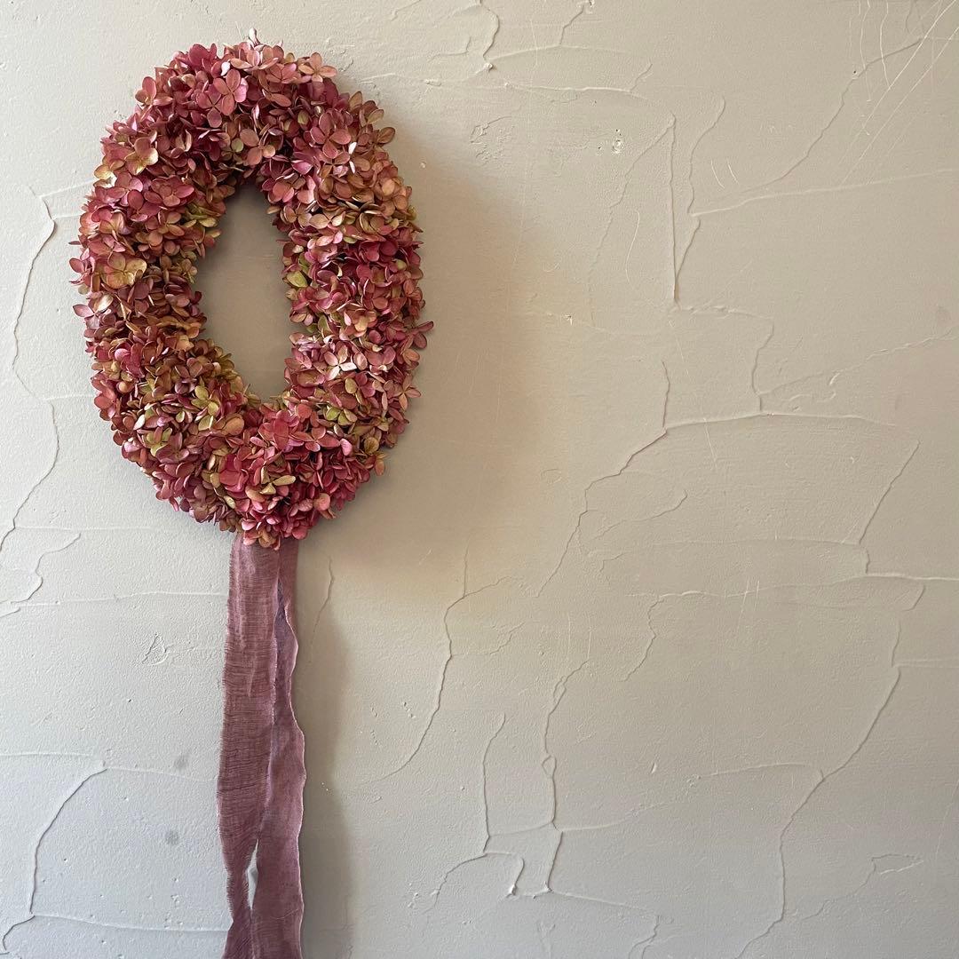 1.秋色水無月オーバルリース