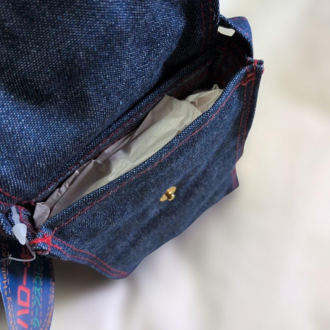 1997年新品 ハローキティ デニムポーチ ショルダーバッグセット スマホケース