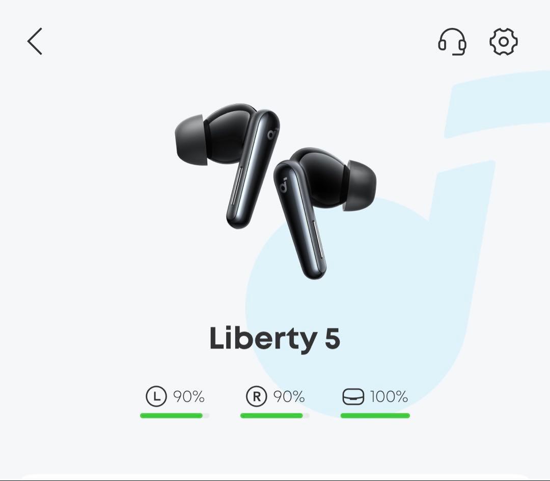 Liberty 5 ワイヤレスイヤホン 充電ケース付き