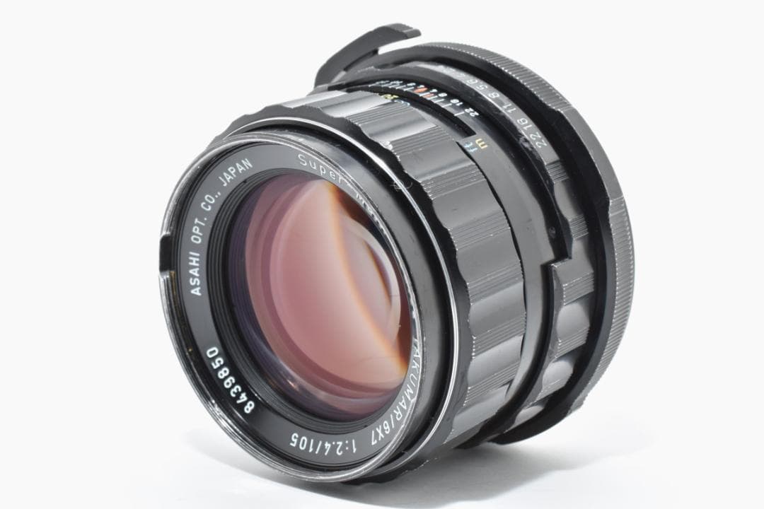 ★光学美品★ PENTAX 6x7 105mm F2.4 中判 単焦点レンズ