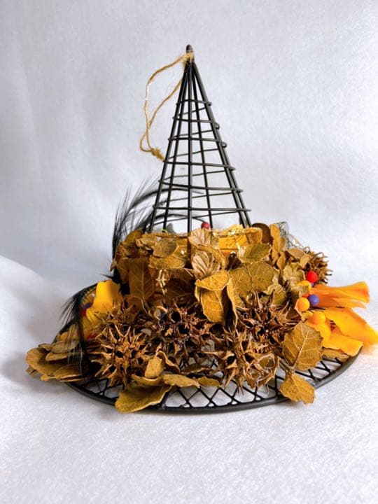 ハンドメイド ハロウィン魔女の帽子