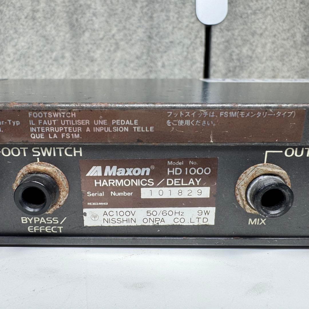 Maxon HD1000 ハーモニクス ディレイ 通電のみ確認済み