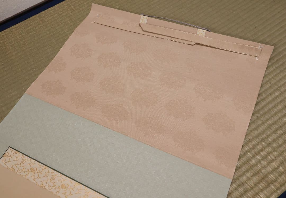 【真作】日本画 中村紅葉(義行)「つつじ」絹本 掛軸 木箱 花鳥 MA702