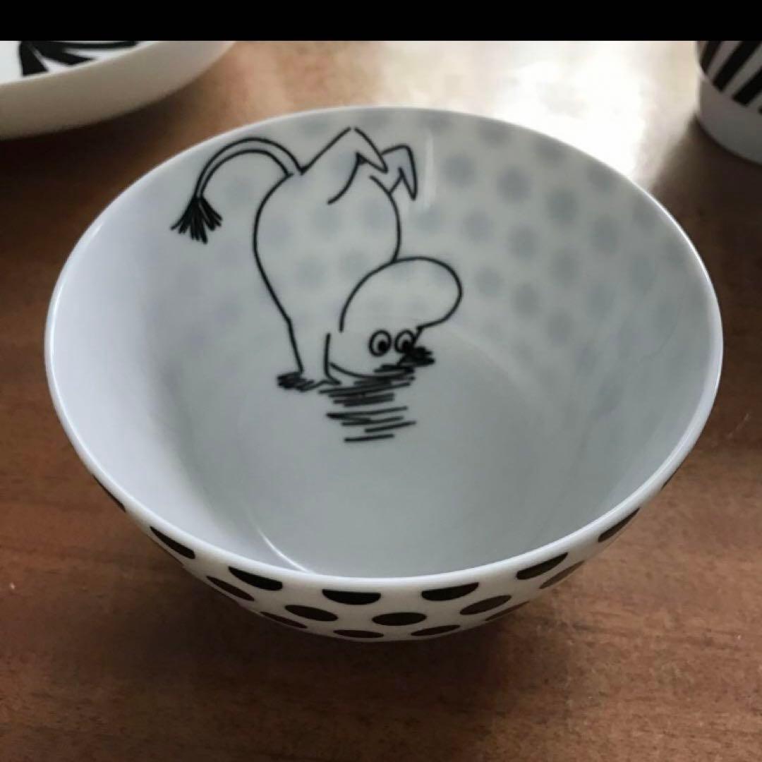ムーミン   モノクロ食器セット　バラ売り不可