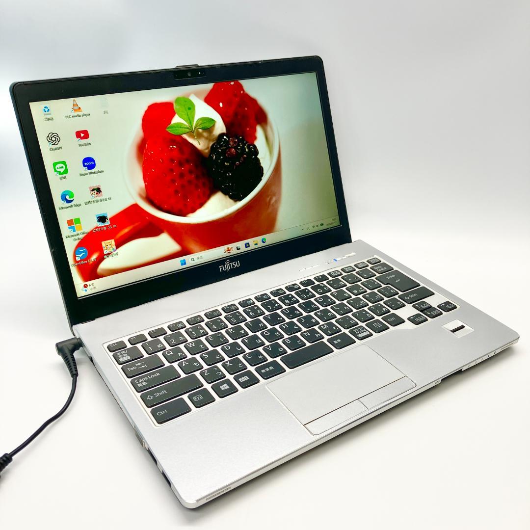 ★コンパクト13.3型★i5 SSD フルHD DVD 指紋認証 ノートパソコン