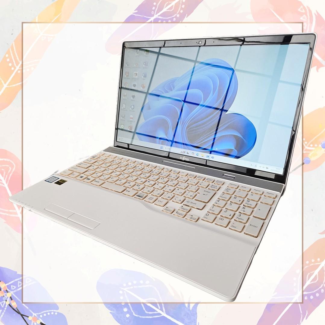 【爆速1TB SSD】Core i7/Office2024/富士通ノートパソコン