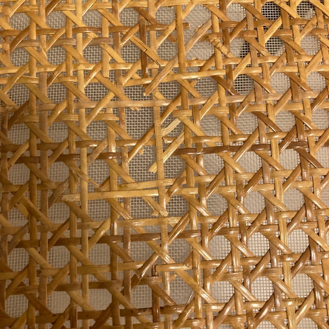 無印良品　THONET曲げ木チェア藤　ラタン　ブラウン