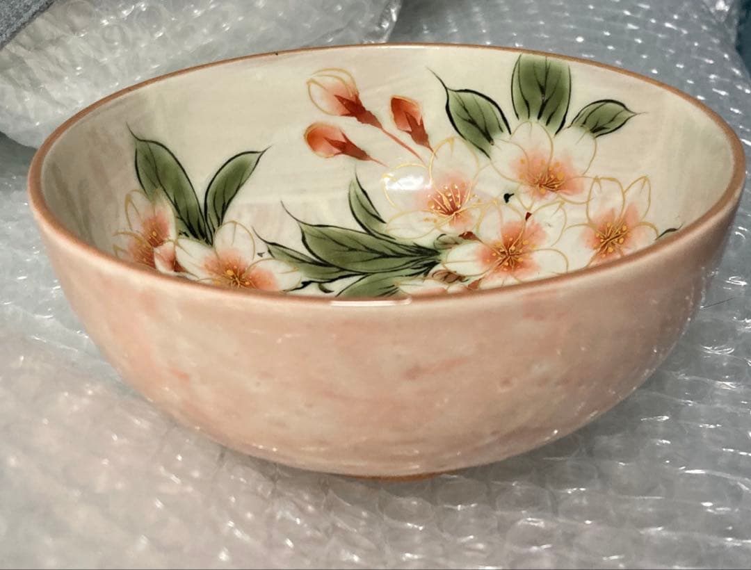 陶あん　桜絵茶碗