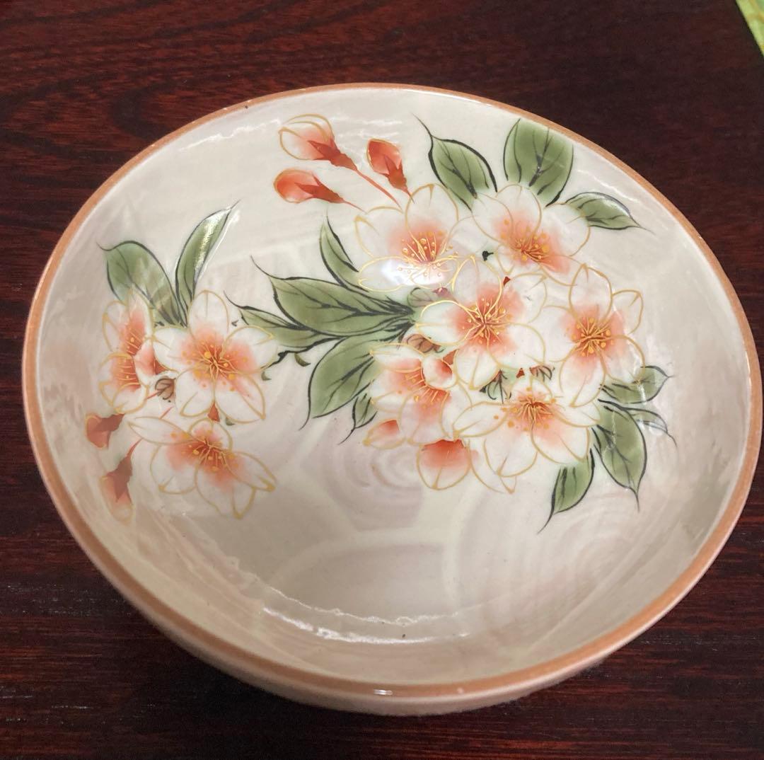 陶あん　桜絵茶碗