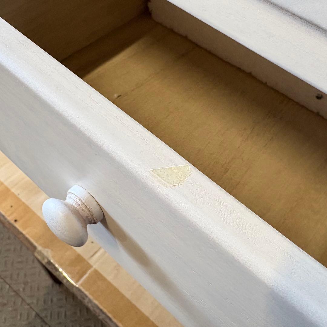 訳あり品！【141】大幅値下げセール中！木製多引き出し桐チェストタンスAホワイト