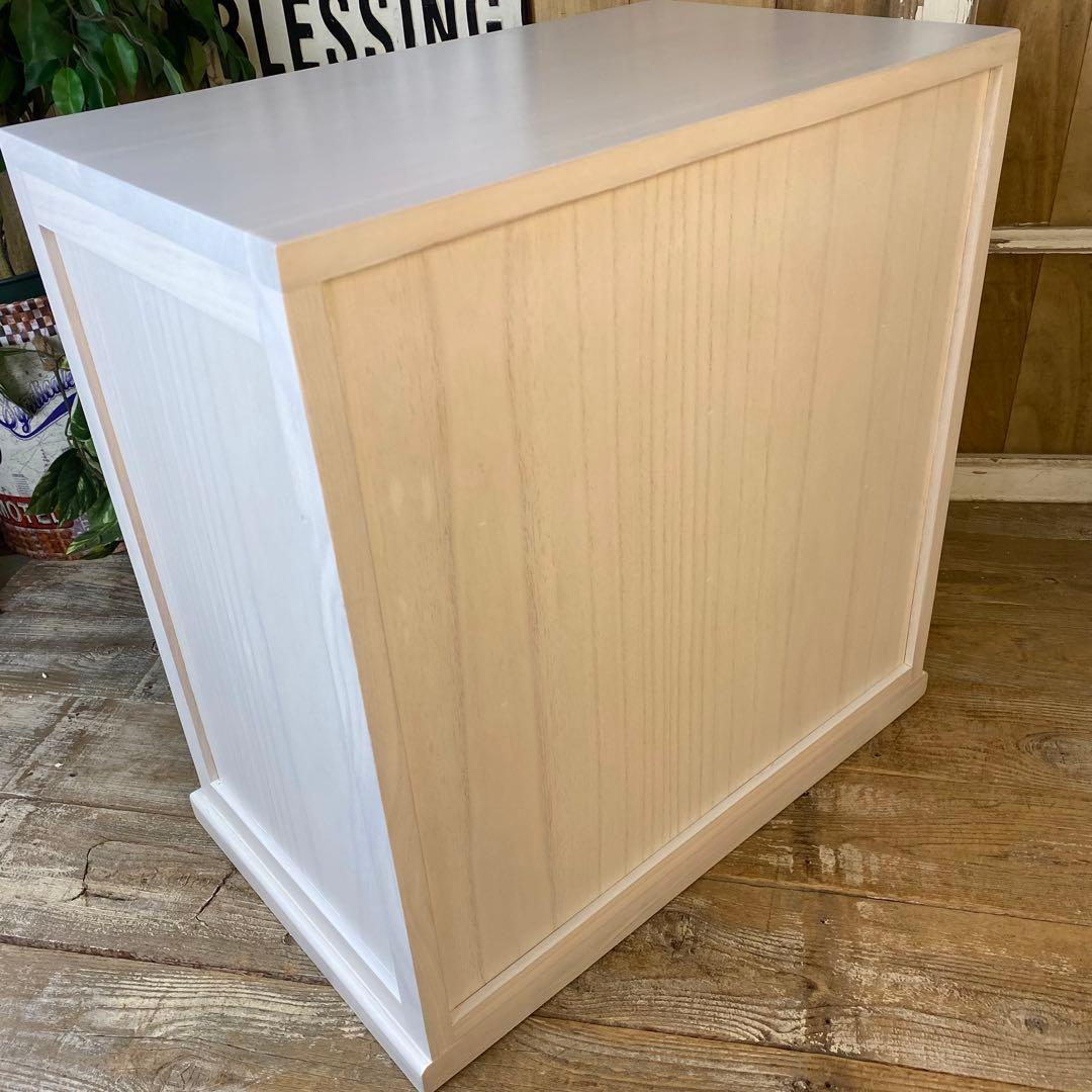 訳あり品！【141】大幅値下げセール中！木製多引き出し桐チェストタンスAホワイト