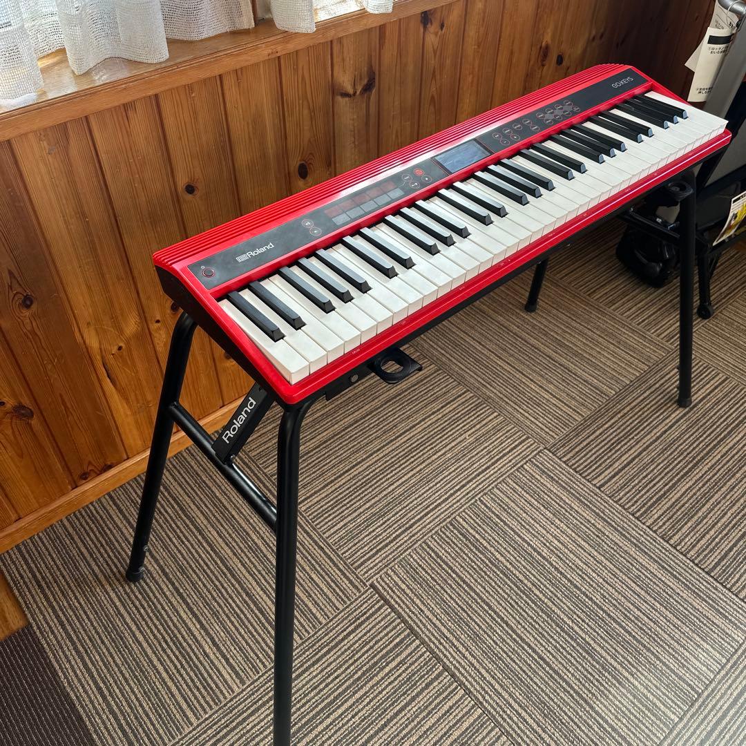 純正スタンド付　Roland GO:KEY キーボード　GO-61K
