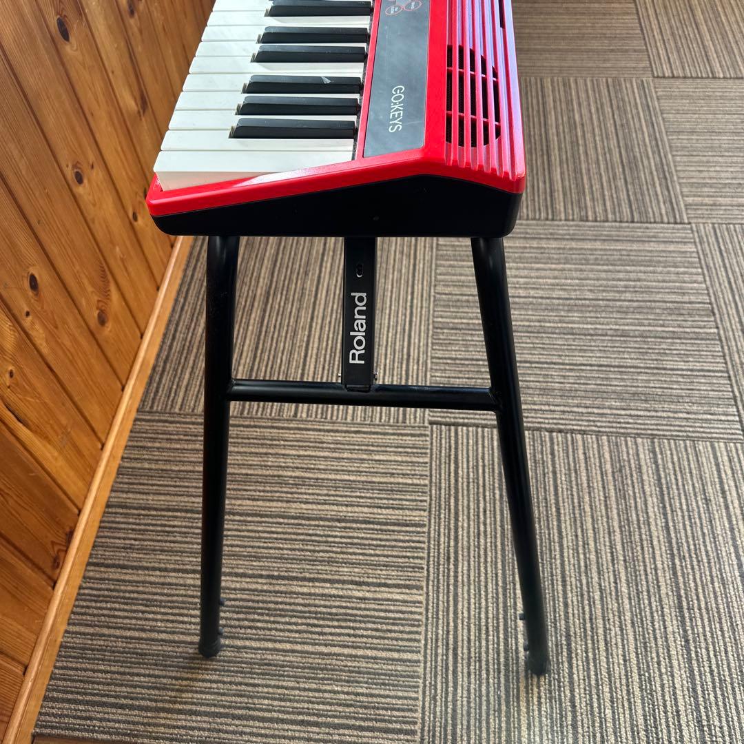 純正スタンド付　Roland GO:KEY キーボード　GO-61K