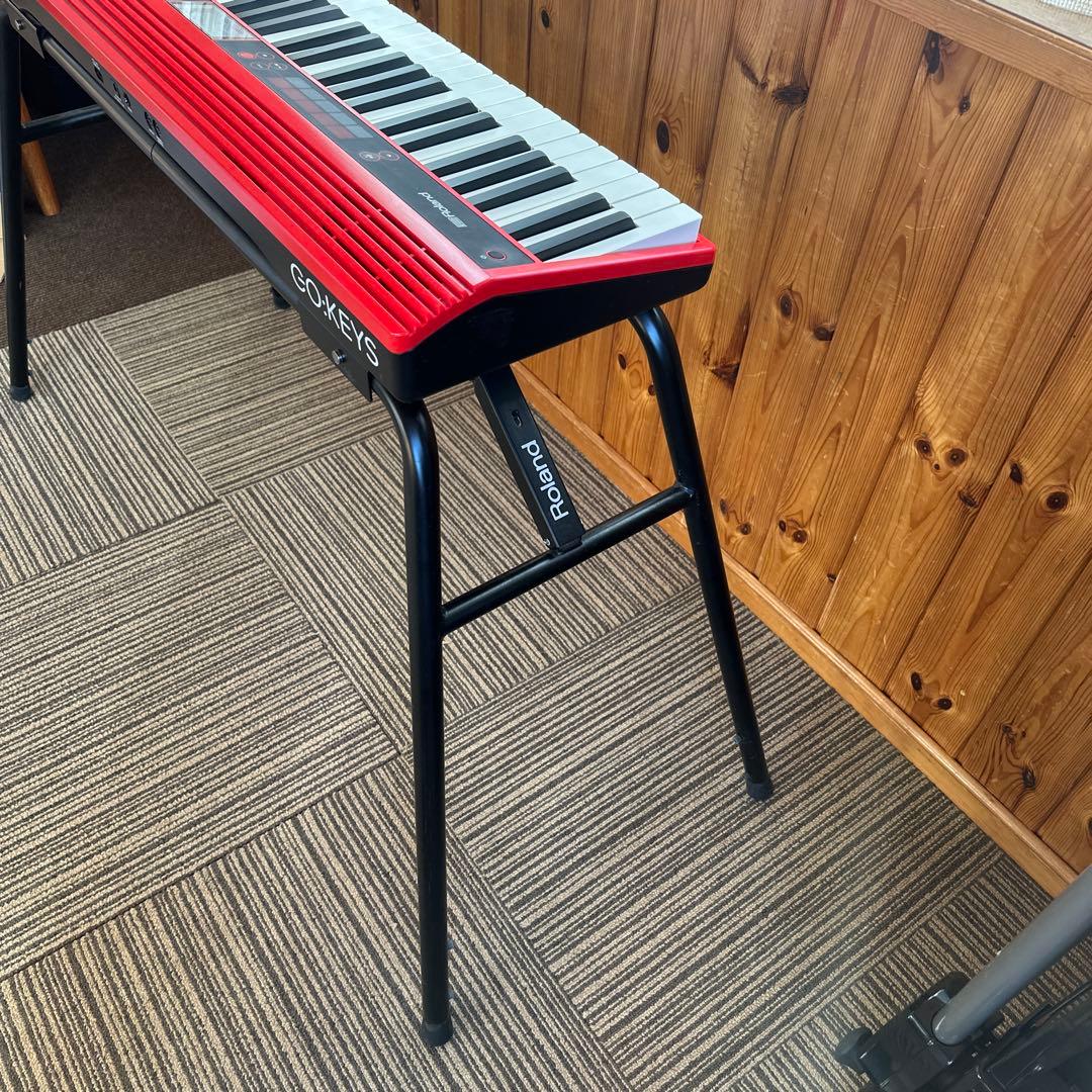 純正スタンド付　Roland GO:KEY キーボード　GO-61K