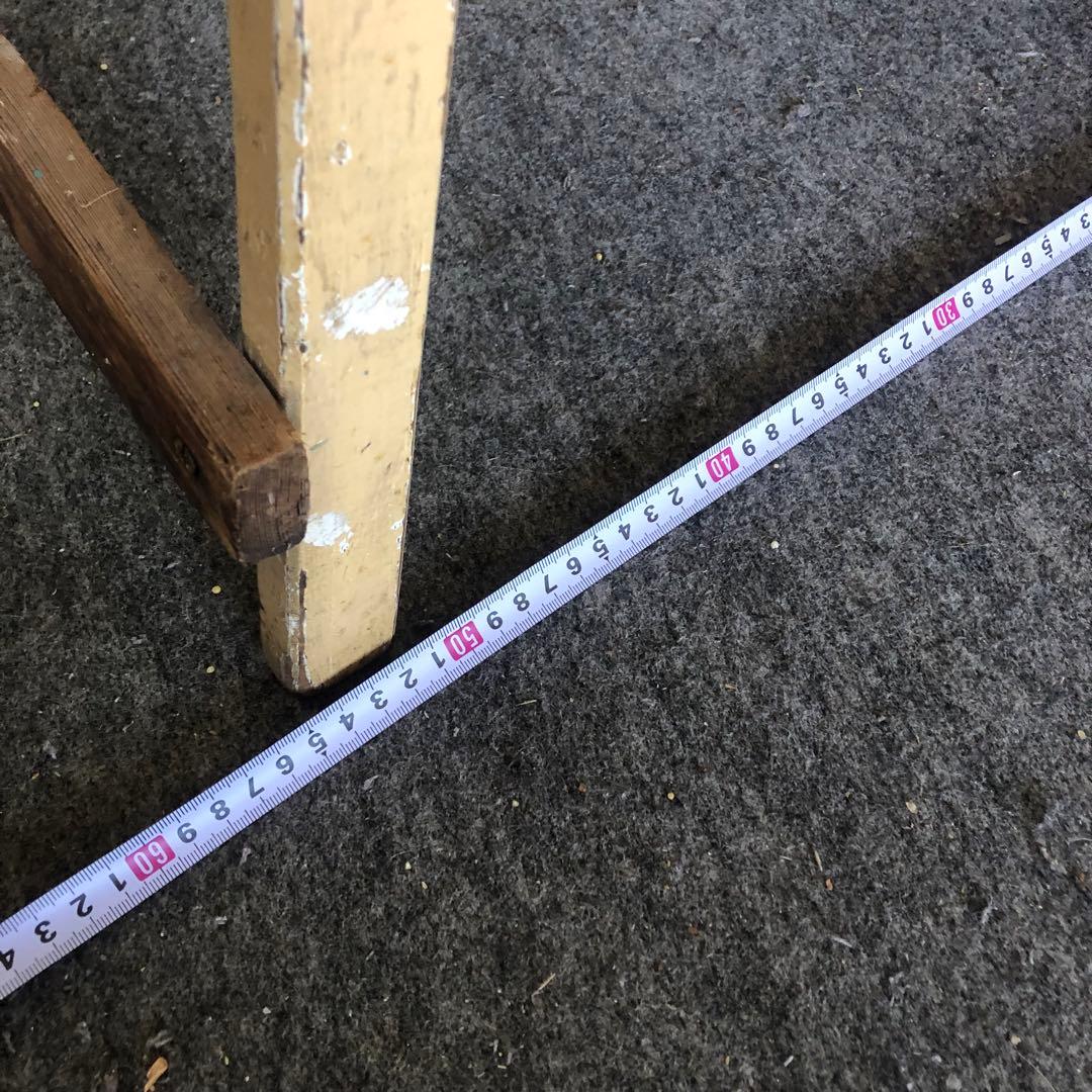 フランス製　シャビーシック　アンティーク調　ラガー　踏み台　飾り棚　ヴィンテージ