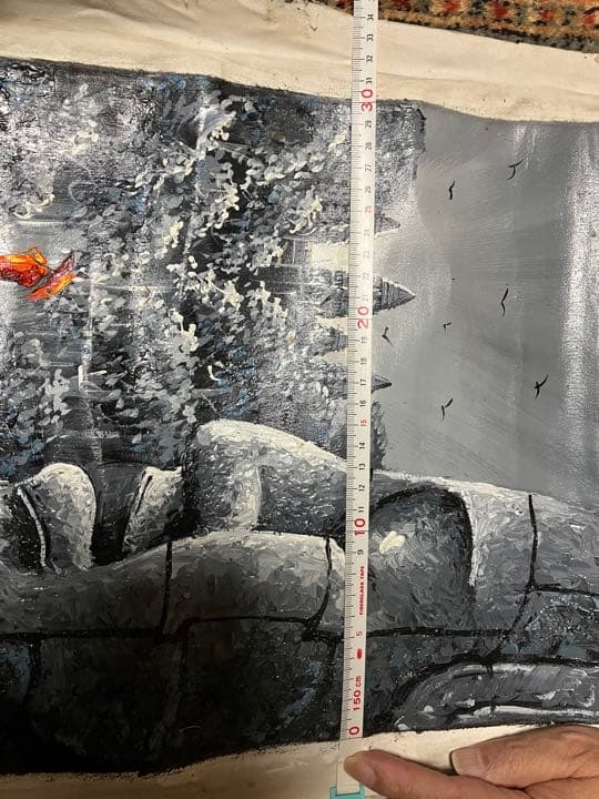 アンコールワット　油絵