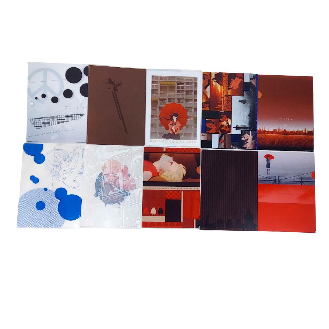 【良品】アニメ 物語シリーズ キャラクターグッズ クリアファイル セット売り