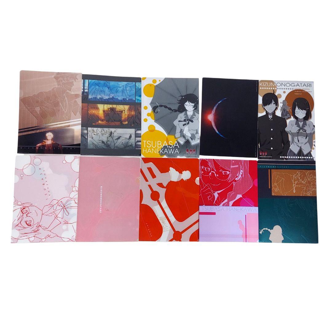 【良品】アニメ 物語シリーズ キャラクターグッズ クリアファイル セット売り