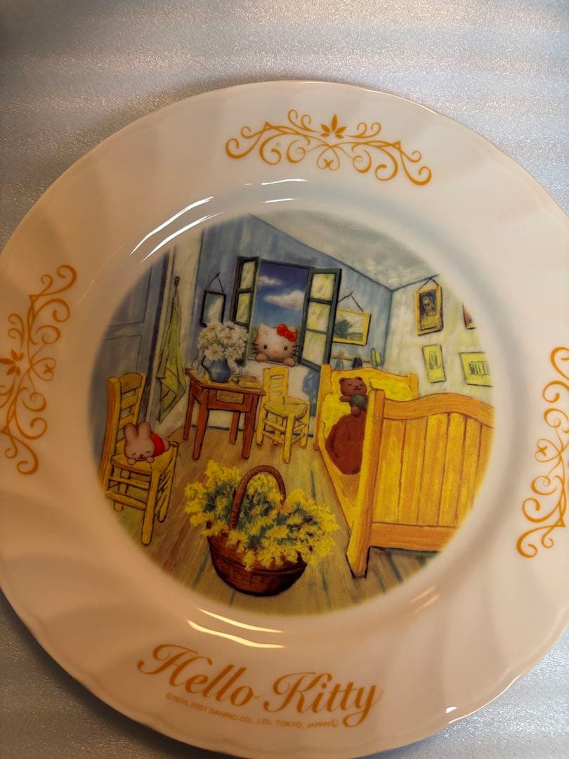 ハローキティ　30周年　絵皿